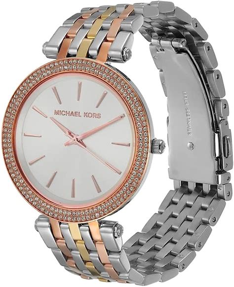 michael kors women's darci tri tone watch mk3203|Michael Kors darci.